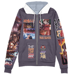 Final Chapter Attack on Titan Streetwear Zip Hoodie Jacket