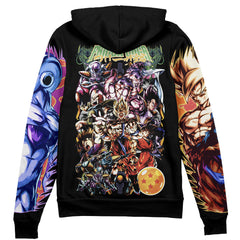 Frieza Saga Dragon Ball Z Streetwear Zip Hoodie Jacket