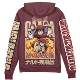 Gaara Shippuden Streetwear Zip Hoodie Jacket