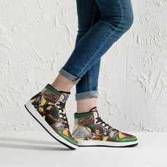 Hange Zoe Shingeki no Kyojin Mid 1 Basketball Shoes