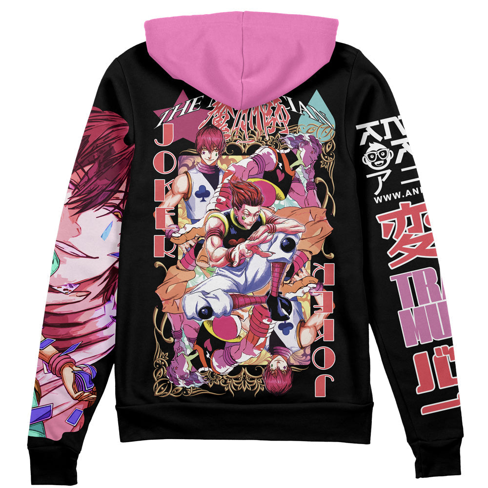 Hisoka V2 Hunter x Hunter Streetwear Zip Hoodie Jacket