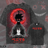 Kitsukai Benimaru Shinmon Fire Force Pump Cover King of Destruction Oversized Vintage Wash Tee
