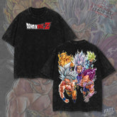 Kitsukai Ultra Instinct Dragon Warrior Pump Cover Oversized Vintage Wash Heavyweight Graphic Tee
