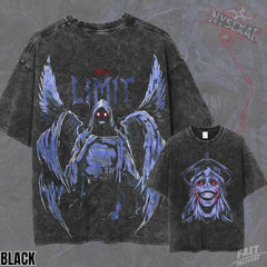 Kitsukai God Statue No Limit Pump Cover Oversized Vintage Wash Heavyweight Graphic Tee