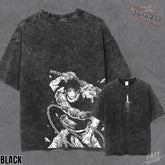 Kitsukai Toji Fushiguro Sorcerer Killer Pump Cover Oversized Vintage Wash Heavyweight Graphic Tee
