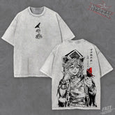 Kitsukai Doma Upper Moon Two Eternal Paradise Vintage Wash Heavyweight Graphic Tee Pump Cover