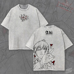 Kitsukai Crimson Contract Anime Devil Hunter Streetwear Shirt Dark Manga Graphic Tee