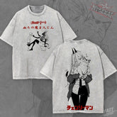 Kitsukai Crimson Kitty Fiend Anime Streetwear Shirt Blood Devil Manga Graphic Tee