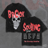 Kitsukai Brook Soul King Tour Graphic Tee_ Vintage Washed Organic Cotton Concert Apparel