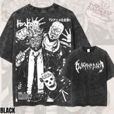 Kitsukai Chaos Manga Graphic Tee, Washed Black Dark Fantasy T-Shirt, Horror Streetwear Anime Fan Gift