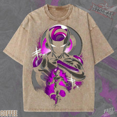 Kitsukai Frieza DBZ Pump Cover Oversized Vintage Wash Heavyweight Tee