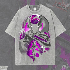 Kitsukai Frieza DBZ Pump Cover Oversized Vintage Wash Heavyweight Tee