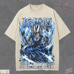 Kitsukai Son Gohan Super Saiyan Beast T-Shirt_ Organic Cotton Anime Print
