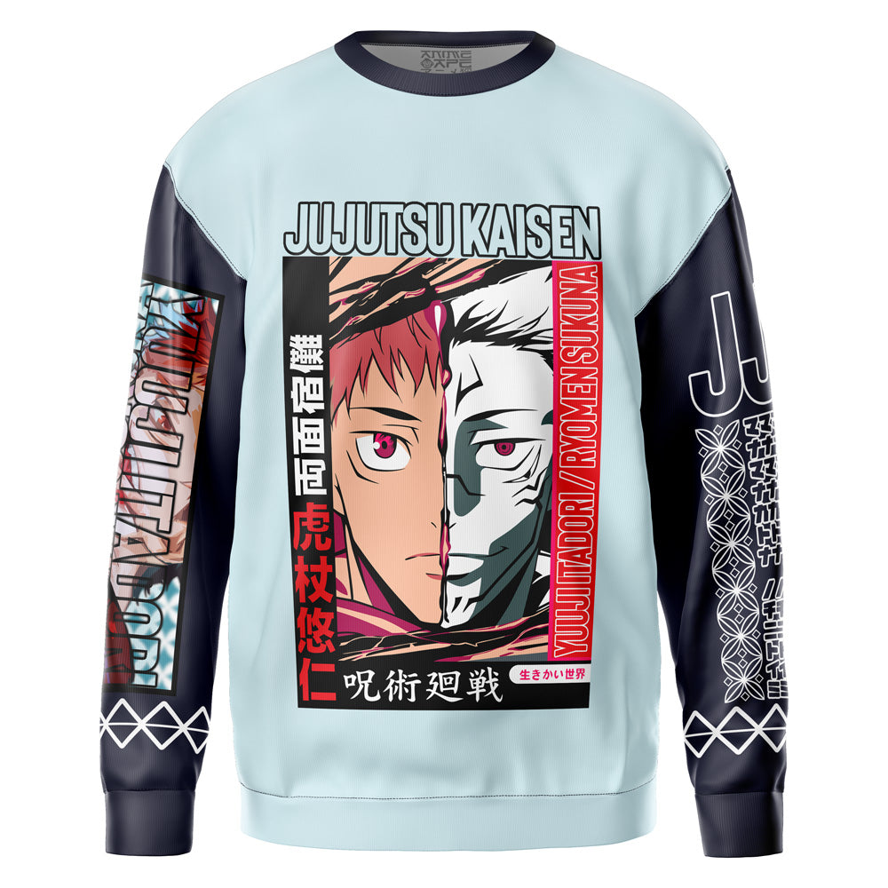 Itadori Yuuji x Ryomen Sukuna Jujutsu Kaisen Streetwear Sweatshirt