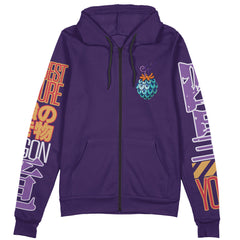 Kaido V2 One Piece Streetwear Zip Hoodie Jacket