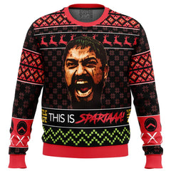 Christmas Leonidas This Is Sparta 300 Ugly Christmas Sweater