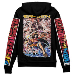 Monkey D. Luffy One Piece Streetwear Zip Hoodie Jacket