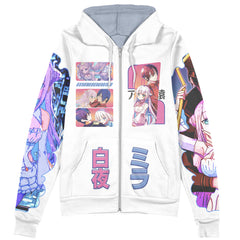 The Magical Girl and the Evil Lieutenant Streetwear Zip Hoodie Jacket