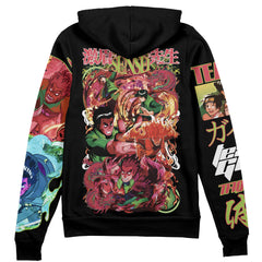 Might Guy V2 Shippuden Streetwear Zip Hoodie Jacket
