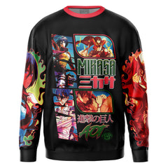 Mikasa Ackerman Attack on Titan Streetwear Sweatshirt