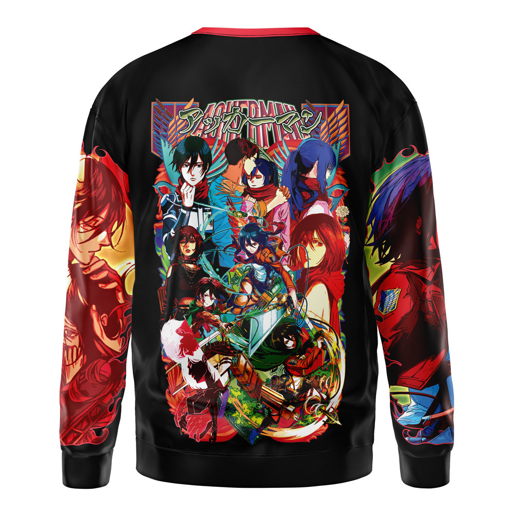 Mikasa Ackerman Attack on Titan Streetwear Sweatshirt
