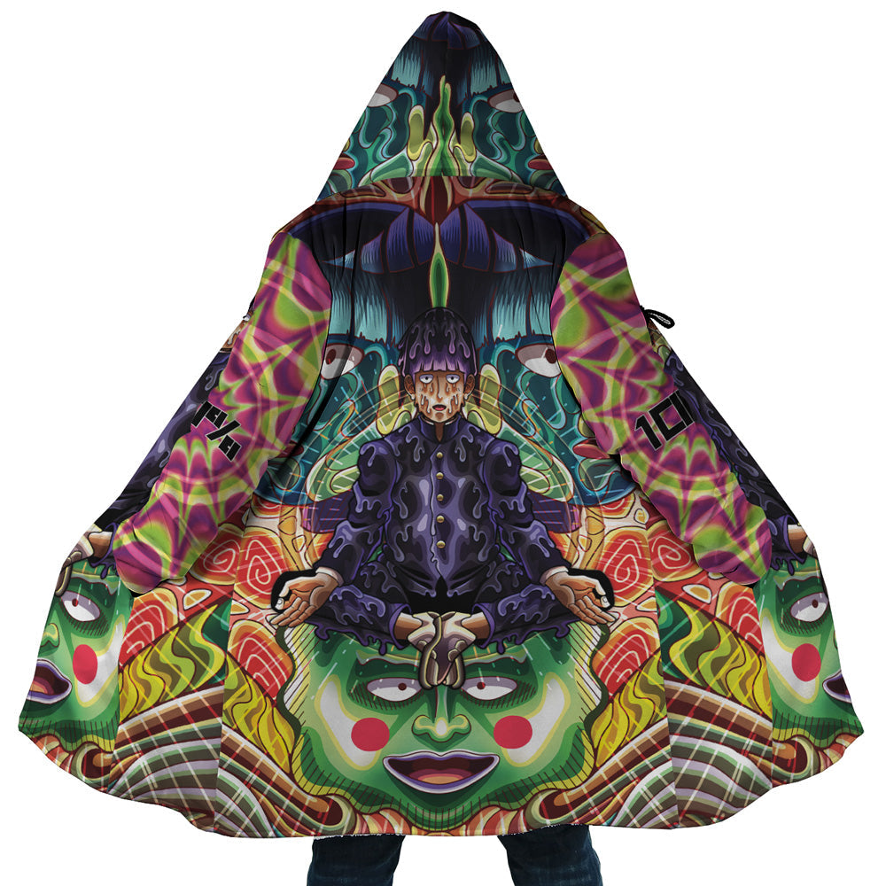 Trippy Meditating Shigeo Kageyama Mob Psycho 100 Dream Cloak Coat