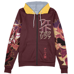 Mordred Saber of the Red Fate Apocrypha Streetwear Zip Hoodie Jacket