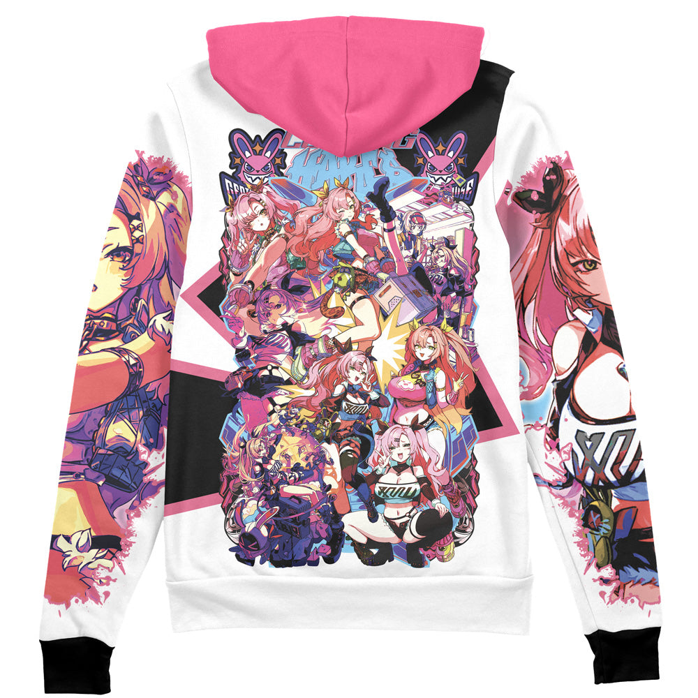 Nicole Demara Zenless Zone Zero Streetwear Zip Hoodie Jacket