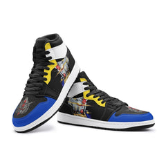Scribble RX-78 Gundam Mid 1 Basketball Shoes