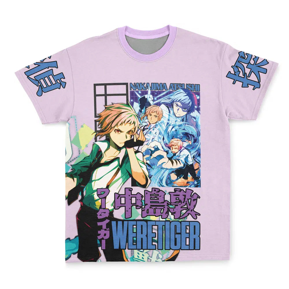 Nakajima Atsushi Bungou Stray Dogs Streetwear T-Shirt