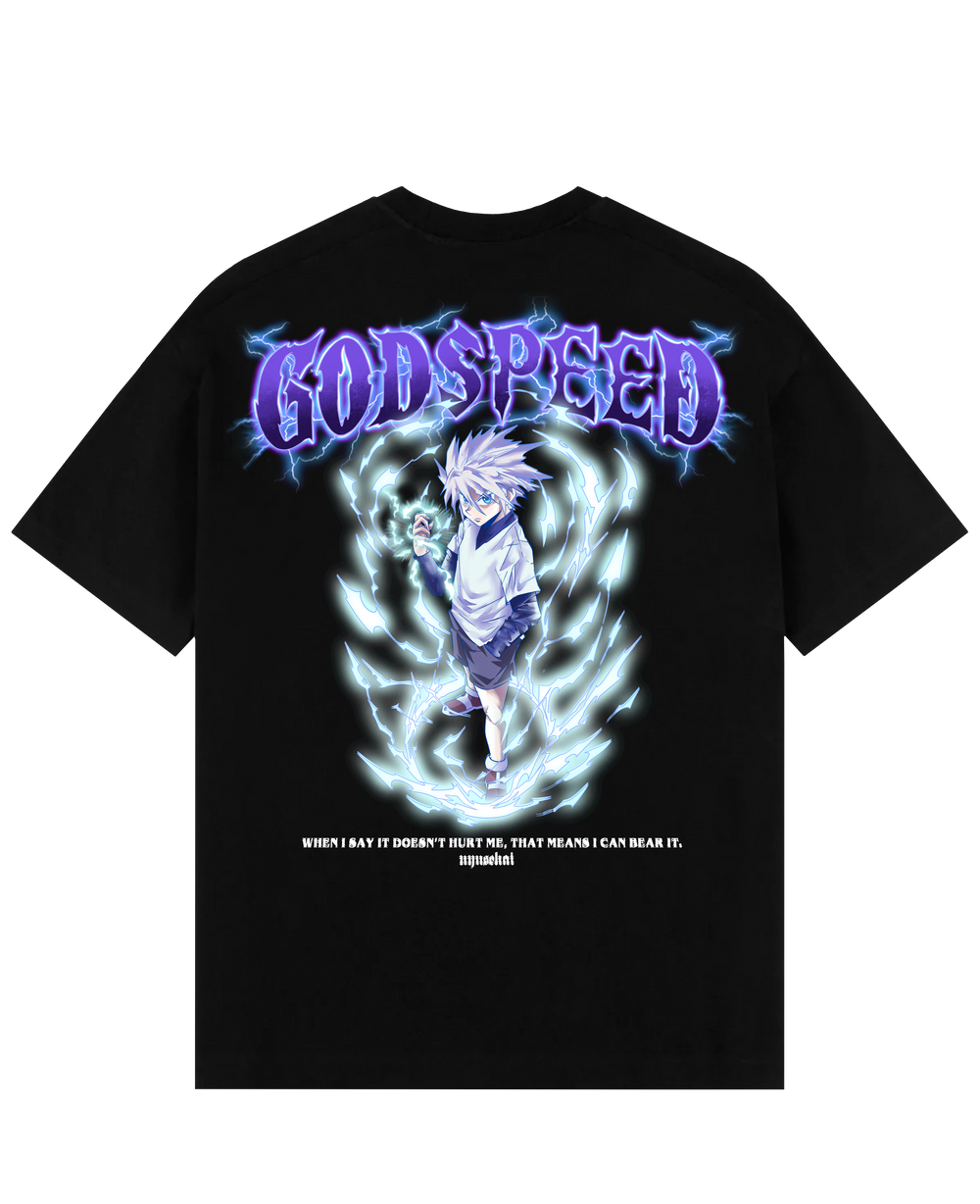 Killua X Godspeed - Hunter X Hunter Oversize T-Shirt V1