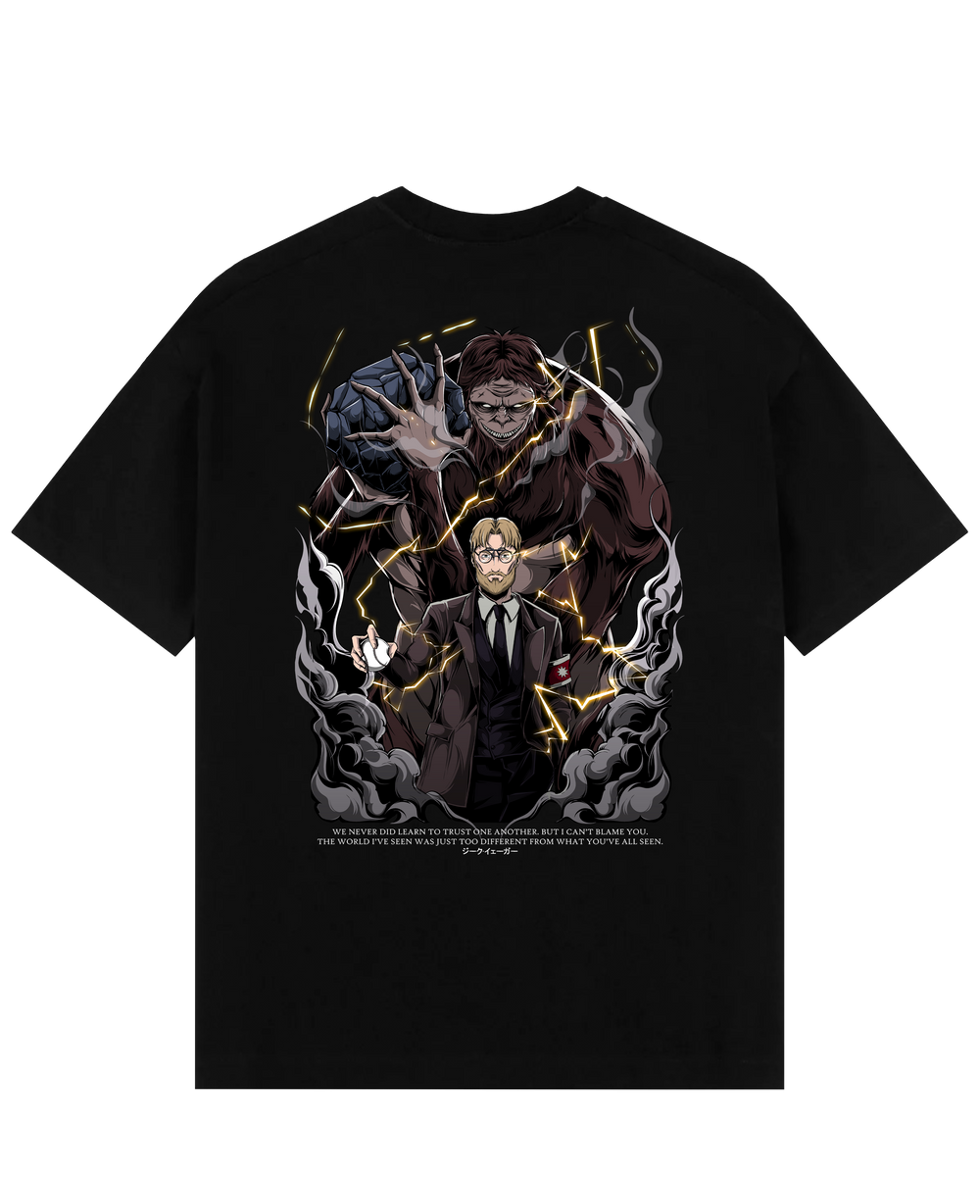 Zeke X Beast Titan - AOT Oversize T-Shirt