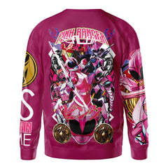 Pink Ranger Mighty Morphin Power Rangers Streetwear Sweatshirt