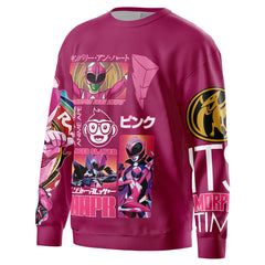 Pink Ranger Mighty Morphin Power Rangers Streetwear Sweatshirt