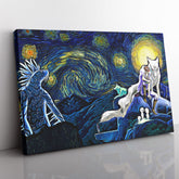 Princess Mononoke Starry Night Studio Ghibli Canvas Print Wall Art