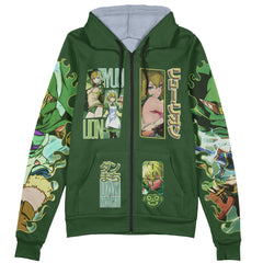 Ryuu Lion DanMachi Streetwear Zip Hoodie Jacket