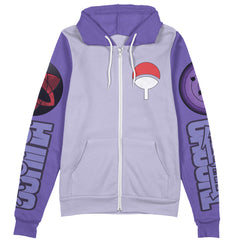 Uchiha Sasuke Shippuden Streetwear Zip Hoodie Jacket