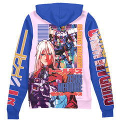 Tallgeese x Zechs Merquise Gundam Wing Streetwear Zip Hoodie Jacket
