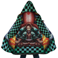 Trippy Kamado Tanjiro Demon Slayer Dream Cloak Coat