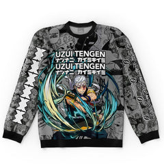 Uzui Tengen Manga Collage Demon Slayer Streetwear Sweatshirt