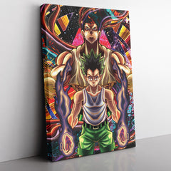 Trippy Gon Freecss Hunter X Hunter Canvas Print Wall Art