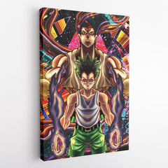 Trippy Gon Freecss Hunter X Hunter Canvas Print Wall Art