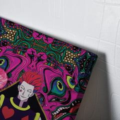 Trippy Mystic Faces Hisoka Hunter X Hunter Canvas Print Wall Art