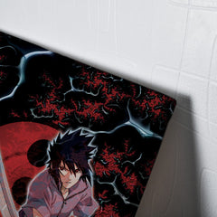 Trippy Sasuke Uchiha Naruto Canvas Print Wall Art