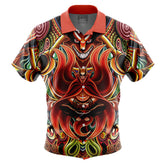 Trippy Uzumaki Shippuden Baryon Mode Boruto Button Up Hawaiian Shirt