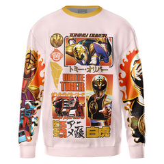 White Ranger Mighty Morphin Power Rangers Streetwear Sweatshirt