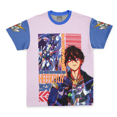 Heero Yuya x Wing Zero Gundam Wing Endless Waltz Streetwear T-Shirt