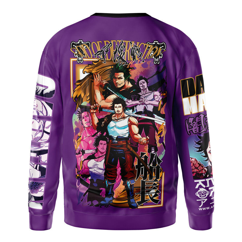 Yami Sukehiro V4 Black Clover Streetwear Sweatshirt