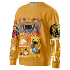Yellow Ranger Mighty Morphin Power Rangers Streetwear Sweatshirt