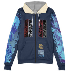 Zanka Nijiku Gachiakuta Streetwear Zip Hoodie Jacket
